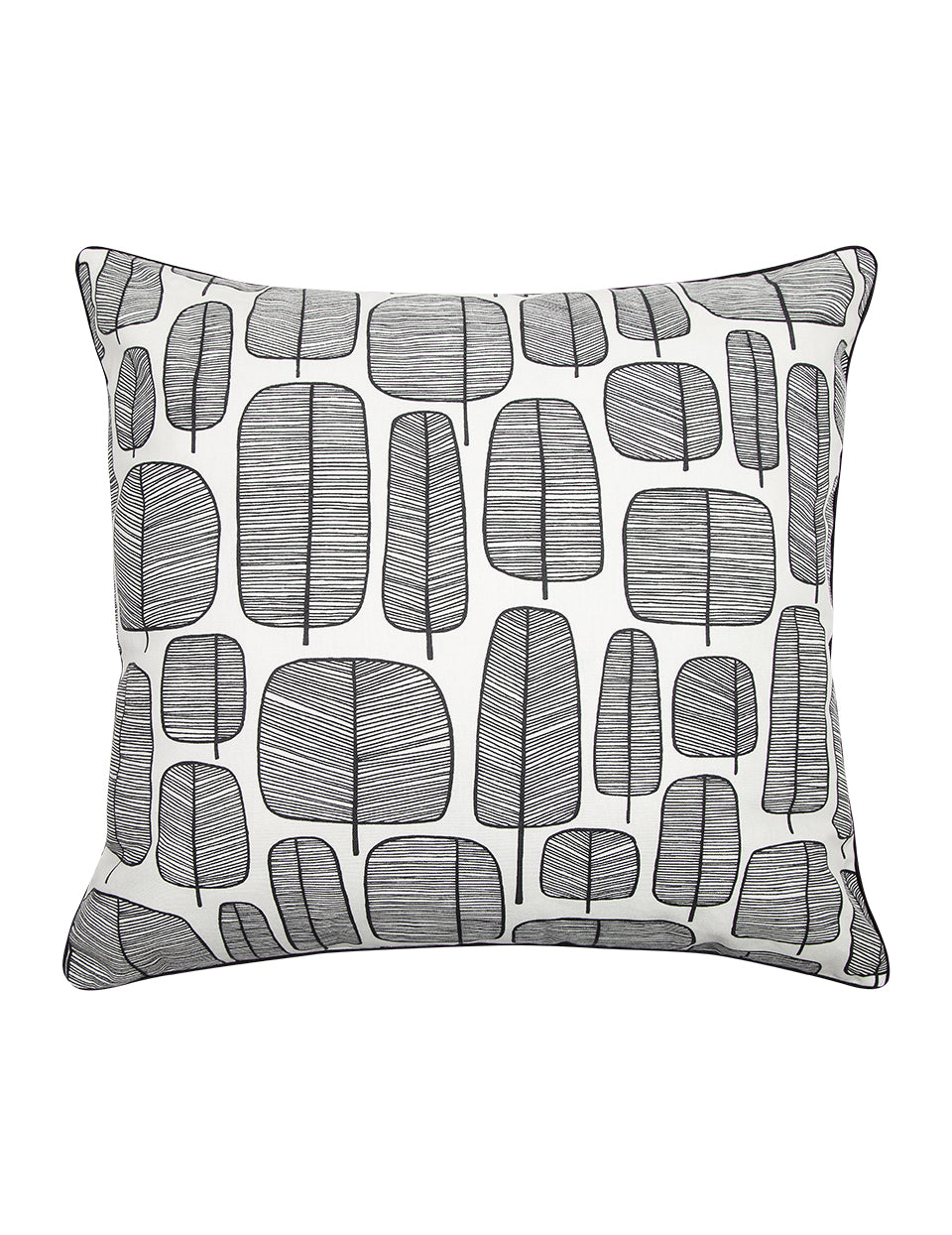 Verda Siyah Beyaz 50 x 50 cm Kırlent Kılıfı